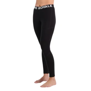 LEGGING MÉRINO FEMME, OLYMPUS 250GR NOIR
