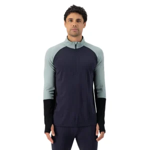 CHANDAIL MÉRINO HOMME, OLYMPUS 1/4 ZIP 250GR CHARCOAL