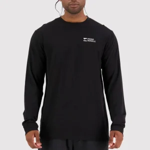CHANDAIL EN MÉRINO POUR HOMME, ICON LS NOIR