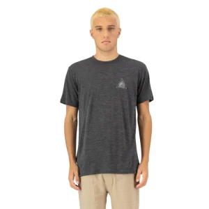 T-SHIRT TENCEL MÉRINO HOMME, ZEPHYR FUMÉE