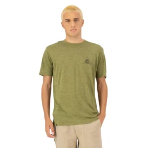 T-SHIRT TENCEL MÉRINO HOMME, ZEPHYR FOUGÈRE