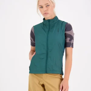 VESTE POUR FEMME, REDWOOD MERINO AIR-CON EVERGREEN