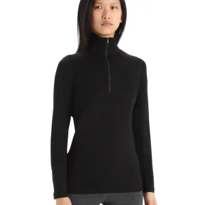 CHANDAIL MÉRINOS ICEBREAKER POUR FEMME, 260 TECH NOIR