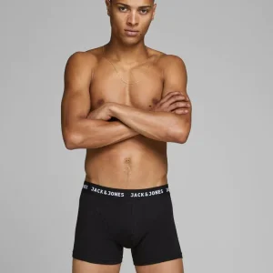 Boxer noir élastique contrastant Jack&Jones pour homme