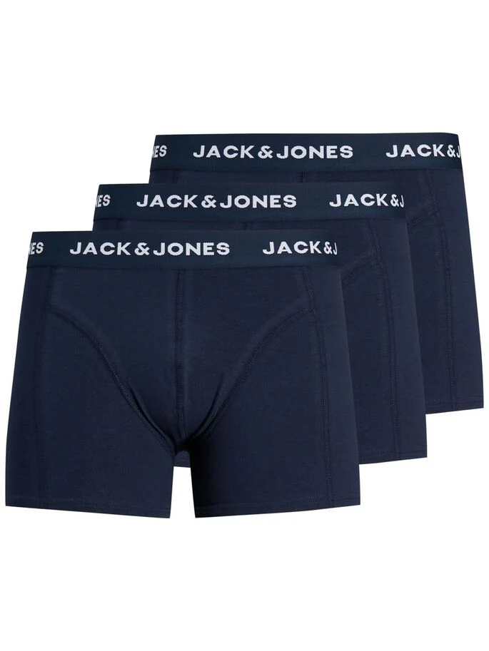 Boxer navy paquet de 3 Jack&Jones pour homme – Image 2