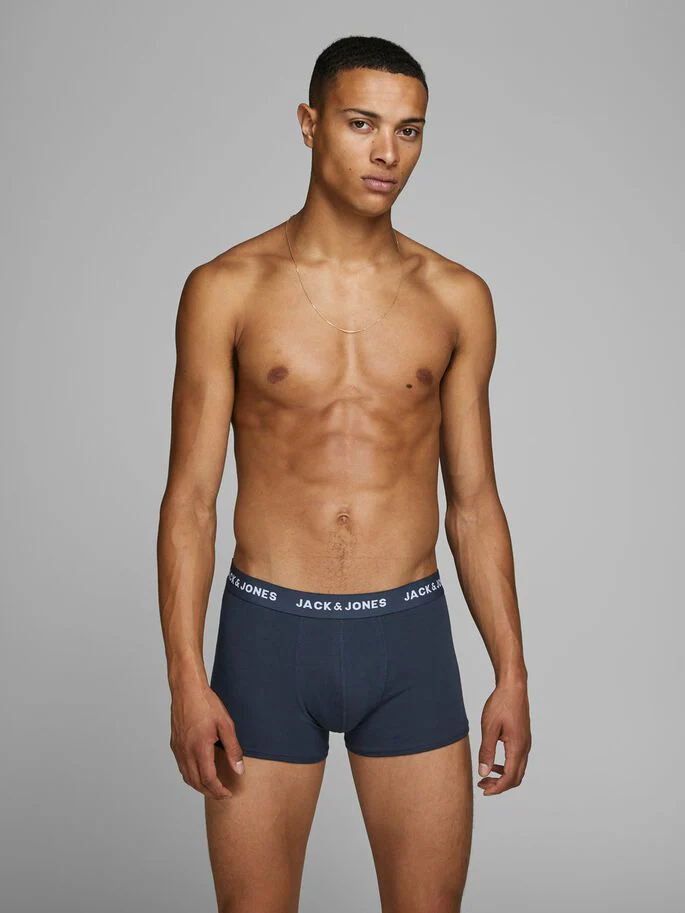 Boxer navy paquet de 3 Jack&Jones pour homme – Image 3