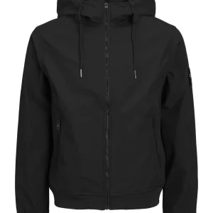 Manteau mi-saison noir Jack&Jones pour homme