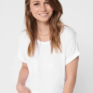 T-SHIRT BLANC ONLY pour femme WH