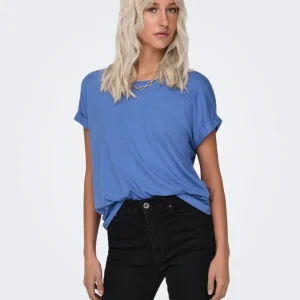T-SHIRT ONLY BLUE YONDER POUR FEMME