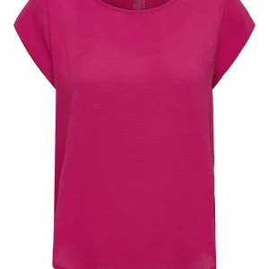 T-shirt rose fuchsia Only pour femme