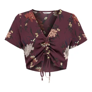 Haut imprimé rose Only pour femme