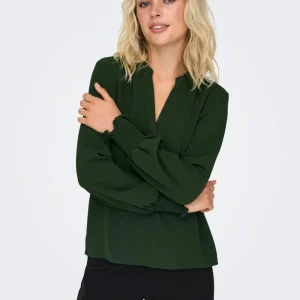 BLOUSE VERT ONLY FEMME