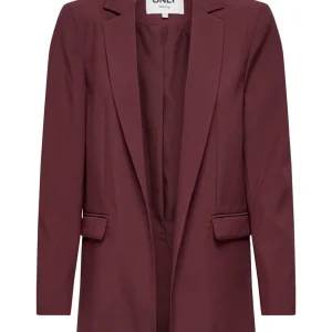 Blazer bourgogne ONLY pour femme
