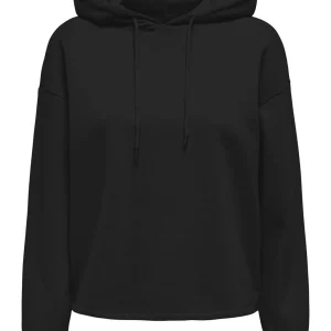 Hoodie court noir Only pour femme