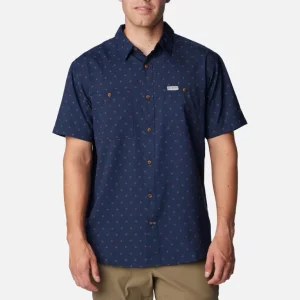 CHEMISE À MANCHES COURTES POUR HOMME, UTILIZER MARINE