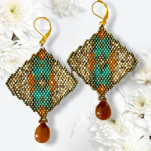 DIY Pattern - Pendentif AQUA GREEN