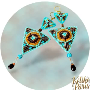 DIY OCEANIKA Pattern - Boucles d'oreille