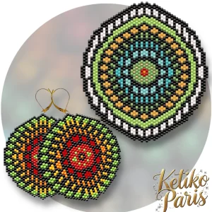 DIY ODE A LA JOIE : Schémas Pendentifs peyote ou brick
