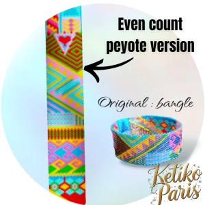 Vertical Peyote Pattern - Bracelet OLEF