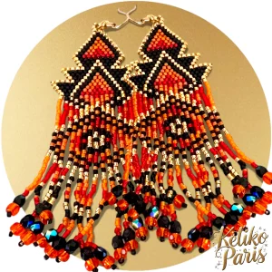 DIY PHOENIX - Pendentifs en tissage peyote ou brick