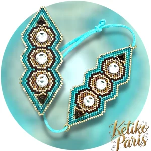 DIY - BLOOM DESERT - Tutoriel pour bracelet ou pendentif
