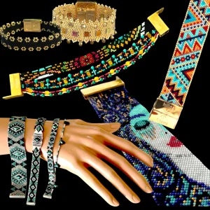 Bracelet avec fermoirs sur commande