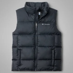 VESTE ISOLÉE SANS MANCHE JUNIOR, PUFFECT NOIR