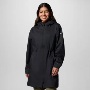 MANTEAU IMPERMÉABLE FEMME, WEEKEND ADVENTURE II NOIR