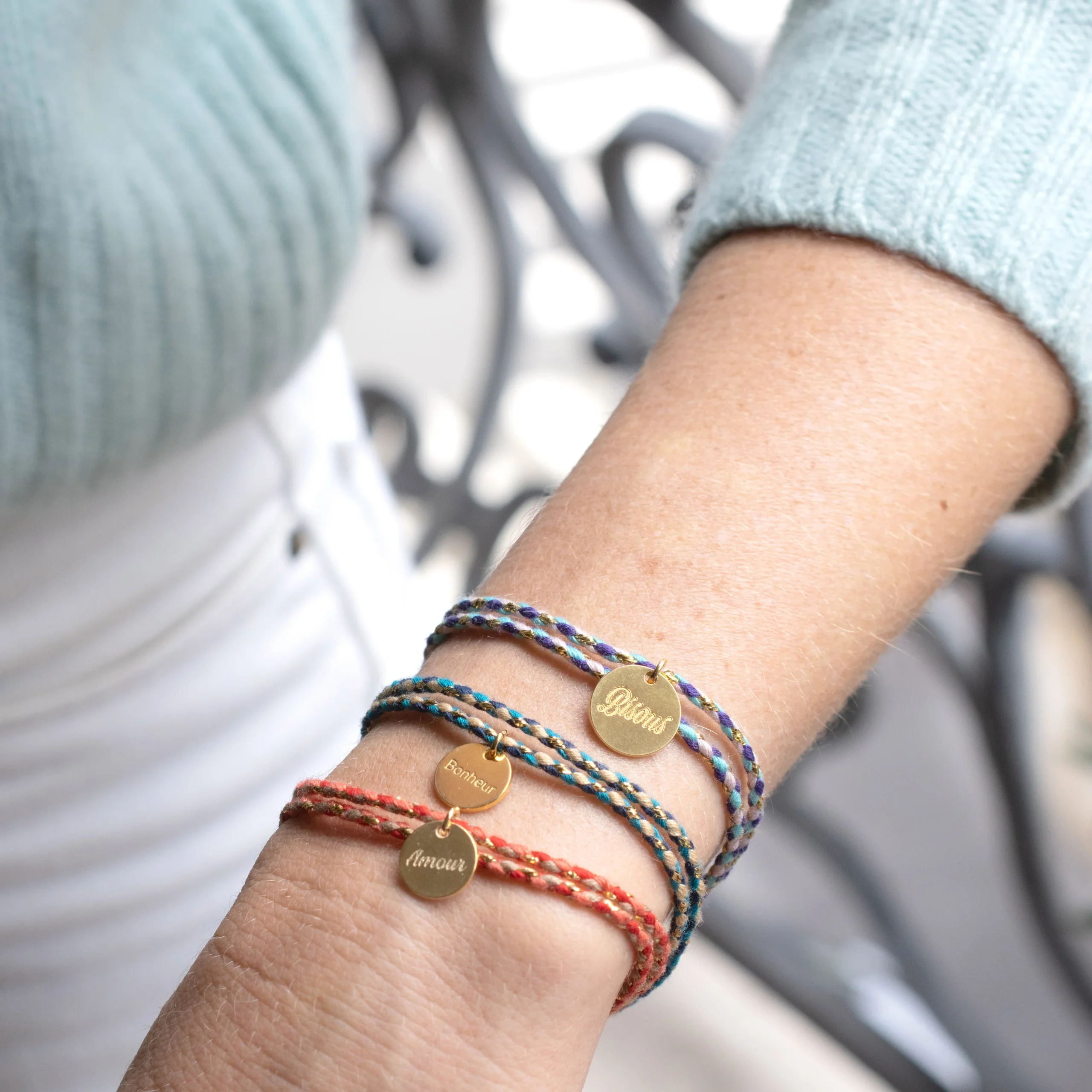 Bracelet Tressé BONHEUR – Image 2