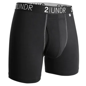 BOXER POUR HOMME, SWING SHIFT BOXER BRIEF NOIR