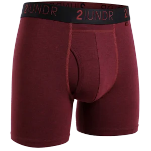 BOXER POUR HOMME, SWING SHIFT 6" RUBIS