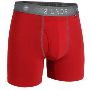 BOXER POUR HOMME, FLOW SHIFT 6" ROUGE