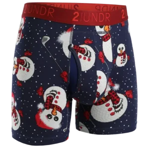 BOXER POUR HOMME, SWING SHIFT BOXER BRIEF BONHOMME DE NEIGE