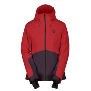 MANTEAU ISOLÉ POUR FEMME, ULTIMATE DRYO 10 ROUGE & MAUVE