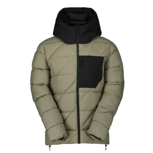 MANTEAU HIVER SKI HOMME, INSULOFT WARM GRIS POUSSIÈRE