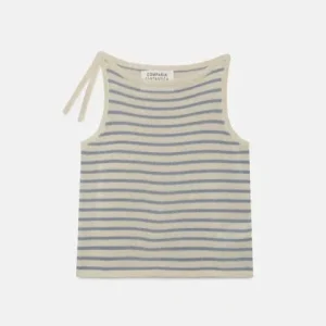 CAMISOLE POUR FEMME, AZUL & BLANCO