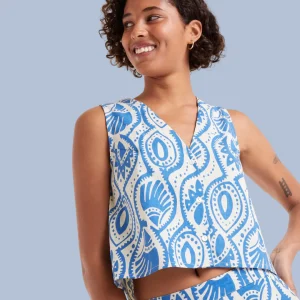 HAUT SANS MANCHE POUR FEMME, AQUARIUS