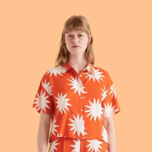 CHEMISE MANCHES COURTES POUR FEMME, BIG SUN