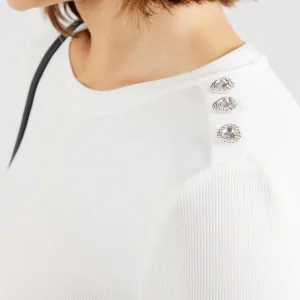 CHANDAIL BLANC FEMME ONLY