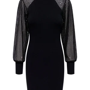 ROBE COL MONTANT À PAILLETTES ONLY FEMME