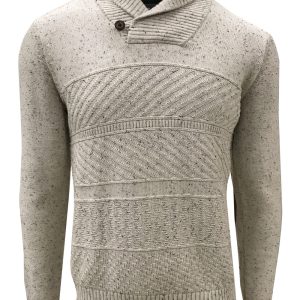 CHANDAIL tricot beige Point Zéro pour homme