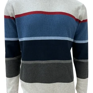 CHANDAIL tricot GRIS BEIGE POINT-ZERO POUR HOMME