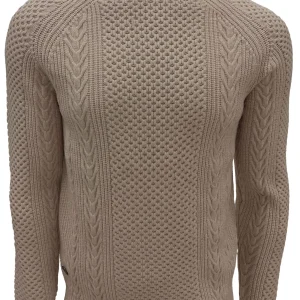 TRICOT BEIGE POINT-ZERO POUR HOMME