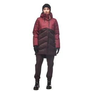 MANTEAU DUVET FEMME, AYABA III CERISE