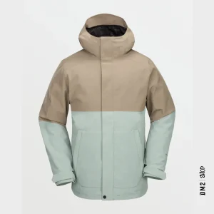 MANTEAU SHELL HOMME BRIGHTON FZ AGAVE, VOLCOM