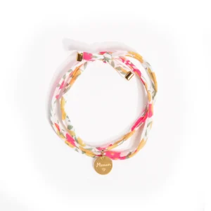 Bracelet Liberty double tour Wiltshire Lemon curd MAMAN