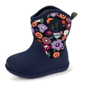 BOTTE MI-SAISON POUR TOUT-PETIT, TOASTY DRY LITE FLEURS (6 À 13)