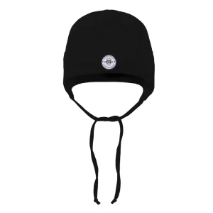 TUQUE À OREILLES MI-SAISON POUR BÉBÉ, NOIR (12-24 MOIS)