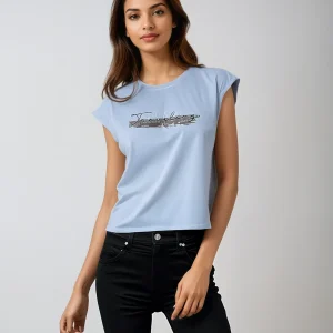T-shirt blanc Ms pour femme