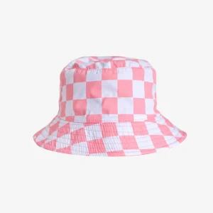 BUCKET HAT ENFANT CHECK YOURSELF ROSE